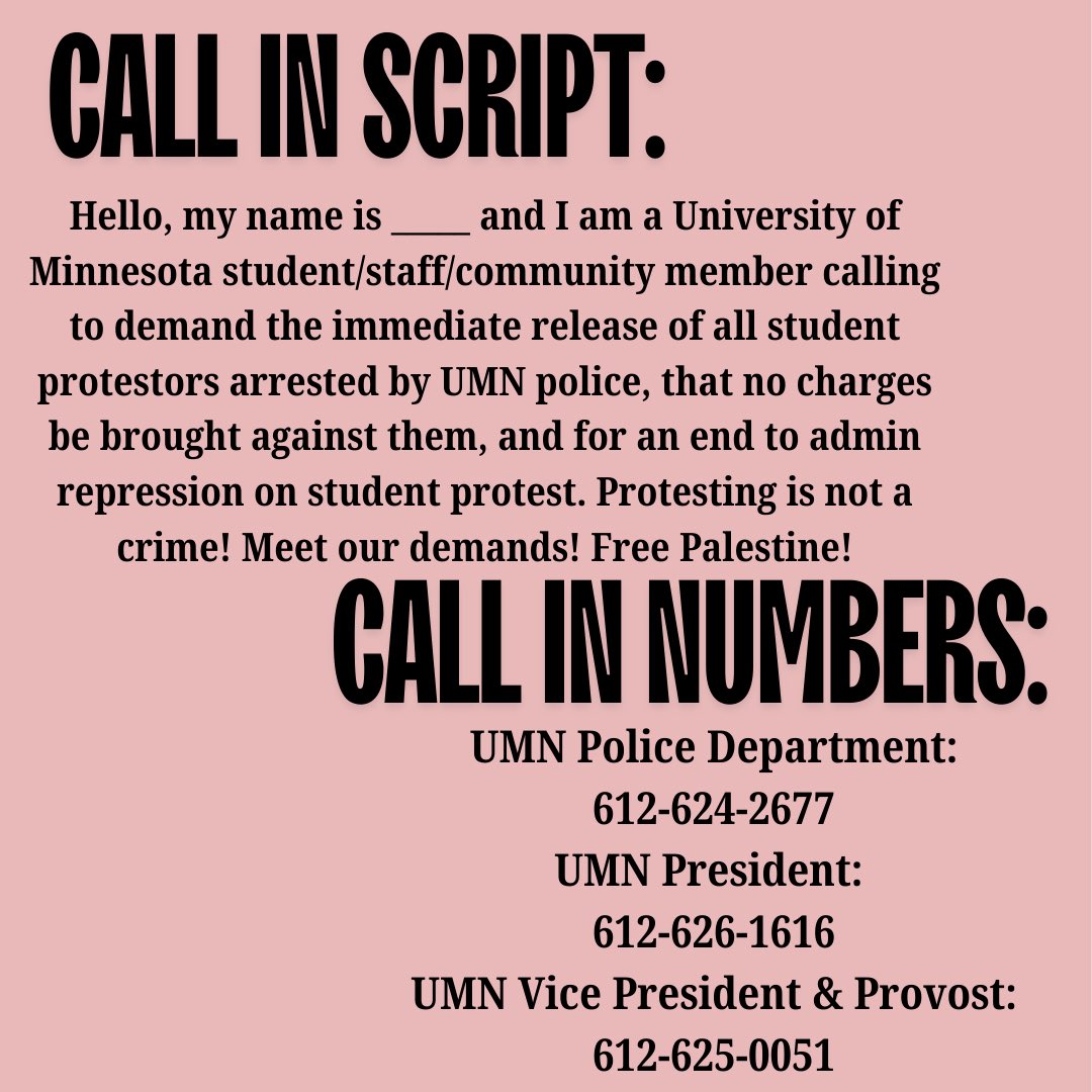 UMN SDS tweet media