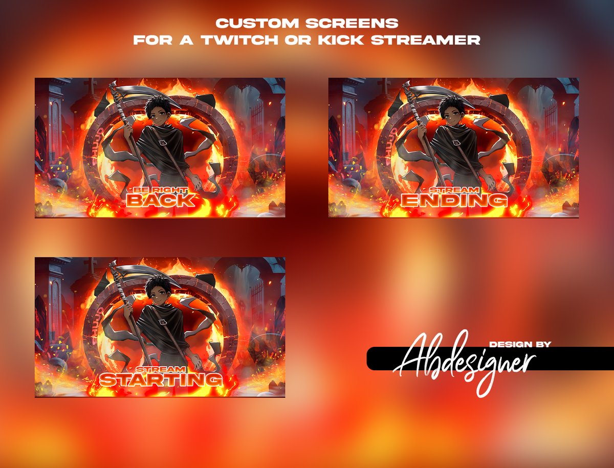 ab_desiigner's tweet photo. 🎮 Just delivered custom screens for a streamer on Twitch &amp; Kick! 🔥
@thesecondsuns
Stand out with unique designs that reflect your brand &amp; keep your audience hooked.
Let’s bring your stream to life! 
DM me for custom designs!📩

#Stream #TwitchOverlays #KickStreaming #Commission https://t.co/FZTVW2MKoD