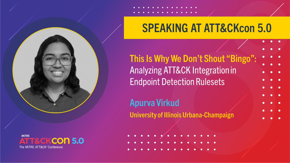 I am speaking at <a href="/MITREattack/">ATT&CK</a> ATT&amp;CKcon tomorrow!