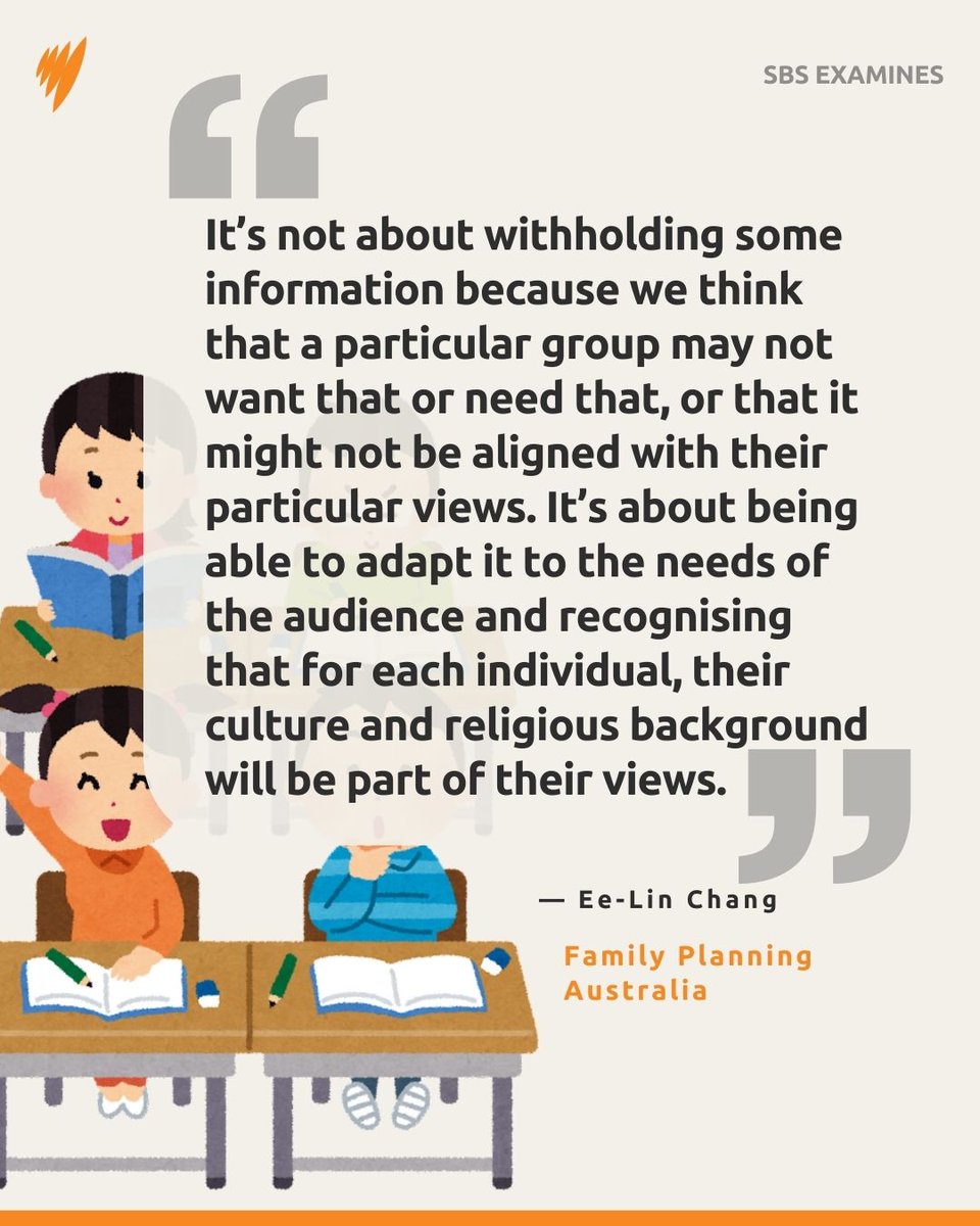 Why is sex and sexuality education taught in Australian schools, and why are some parents concerned? SBS Examines speaks with Ee-Lin Chang from <a href="/FamPlanningAU/">Family Planning Australia</a> to delve into the topic.
Listen to the full podcast here: sbs.com.au/language/engli… 
#SBSExamines #SexEducation #SexEd