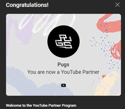 I AM NOW A <a href="/YouTube/">YouTube</a> Partner!🙌🥳
