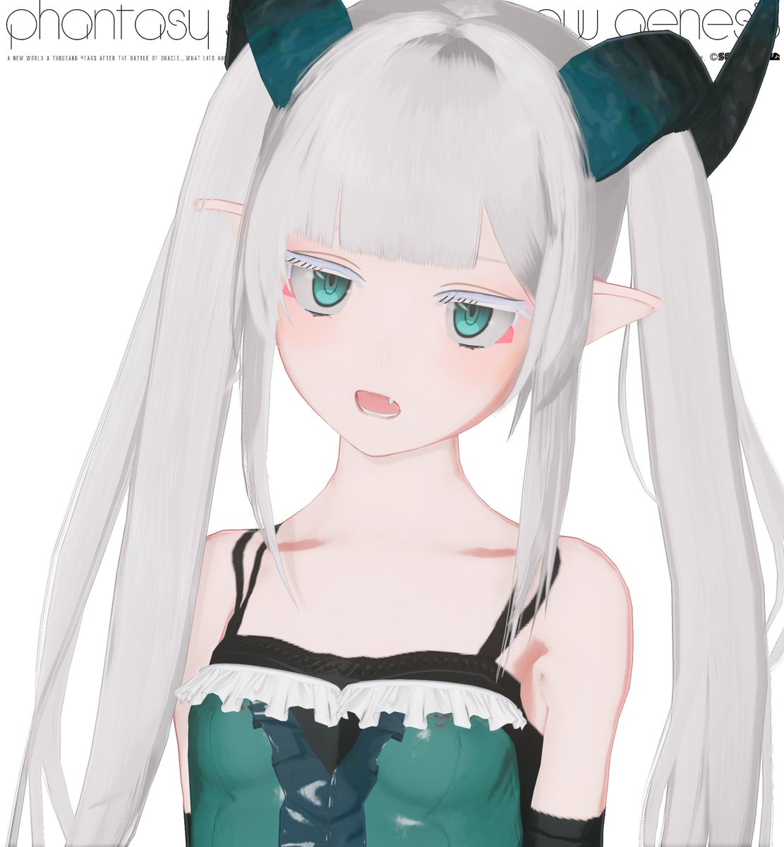 PSO2_Kuriya's tweet image. 白いまつげ🙏