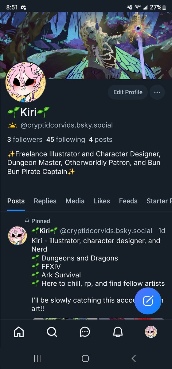 CryptidCorvids's tweet photo. *casually slides this here*
I'll be posting my art on here more 💚 https://t.co/IPslk70ZYW