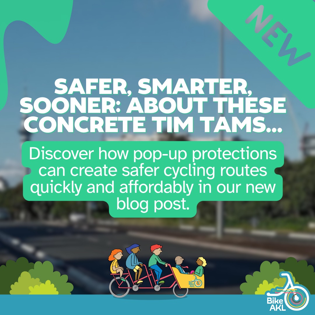BikeAKL's tweet photo. Want to learn how pop-up protection is transforming Auckland’s cycling network? 🌍✨
Our latest blog dives into this fast and affordable solution that's making streets safer for everyone!
#BigFancyBikeRide #Biketober #BikeAuckland #CyclingCommunity #AucklandEvents https://t.co/cEPJisUEOt