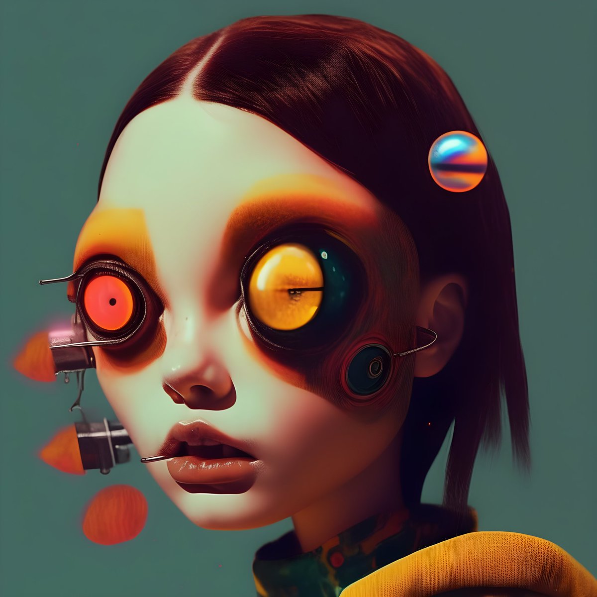 lisafordblog's tweet image. ZetaTech Zombie is here, and she’s out for revenge. Once a tech genius, now a cyber-enhanced warrior fighting for the Bloodbound Zombies in the Vampire Universe. 💀🔧 Ready to see her rise? #ZombieTech #NFT #VampireUniverse #ETH #CryptoArt #AIArt #OpenSea