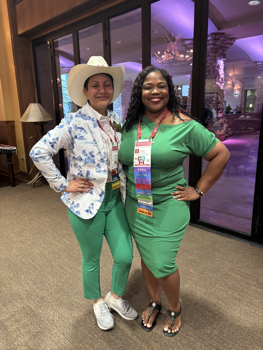 PUNY HUMAN FRIEND OF EDUCAUSE HULK WEAR GREEN! #EDU24