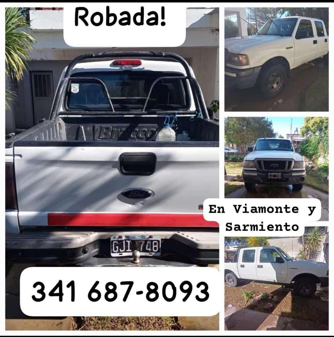 Rosariociudadok's tweet photo. Ayuda Twitter 
Camioneta robada y es su elemento de trabajo 
📍Viamonte y Sarmiento

Gracias por compartir 💪 https://t.co/QP0i7xFerg