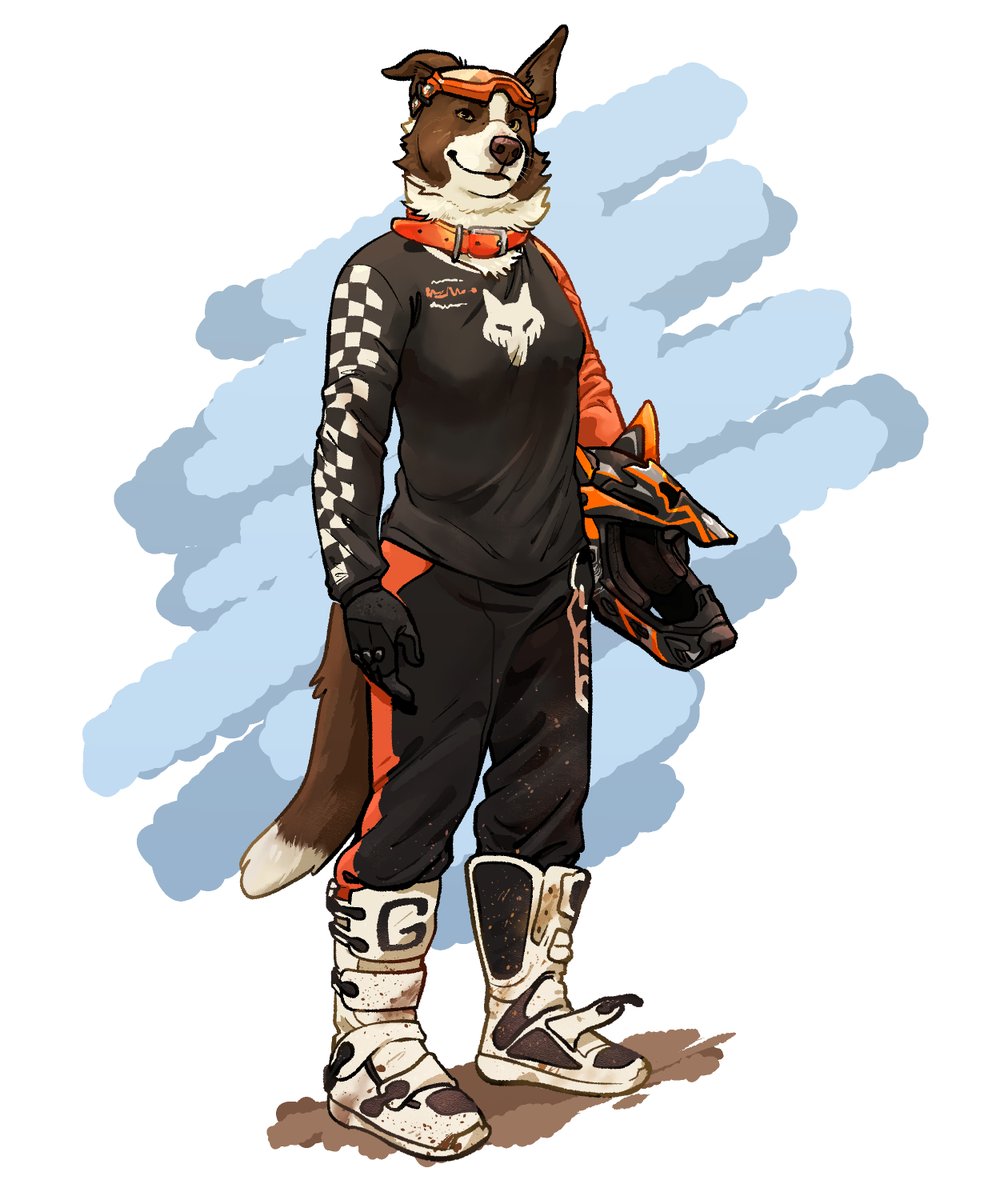Dirtbike dawg 🏍️🤘 A fullbody for @Repoghost!