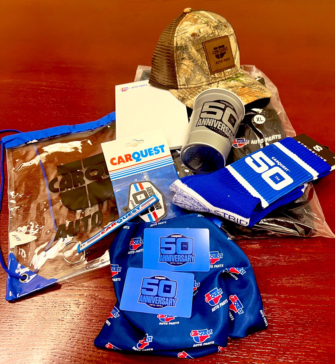 Help Us Celebrate <a href="/Carquest/">Carquest Auto Parts</a> 50th Anniversary! 

1. Retweet this post. 
2. Hit the ❤️
3. Follow <a href="/Carquest/">Carquest Auto Parts</a> |  <a href="/TonyStewart_Rcg/">Tony Stewart Racing</a> | <a href="/DonnySchatz/">Donny Schatz</a> | <a href="/TonyStewart/">Tony Stewart</a> 

Must follow all 4 to be eligible to win! 

Random winner to be announced on Friday, Oct. 25 at 2 pm ET!