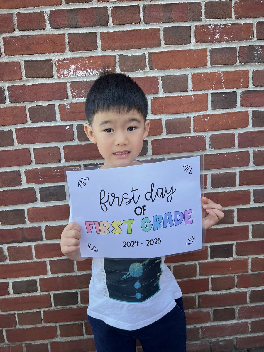 missfrieman's tweet photo. Excited for first grade 😊 https://t.co/nmpBhwxb7m