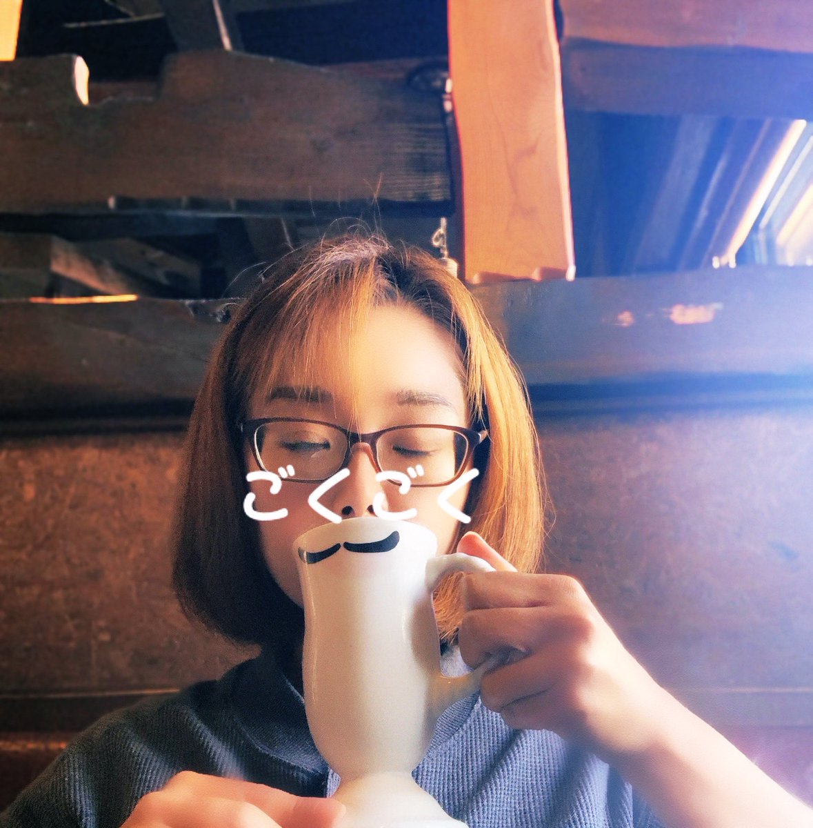 可愛く撮りたかったのに片目半目ドリさん 