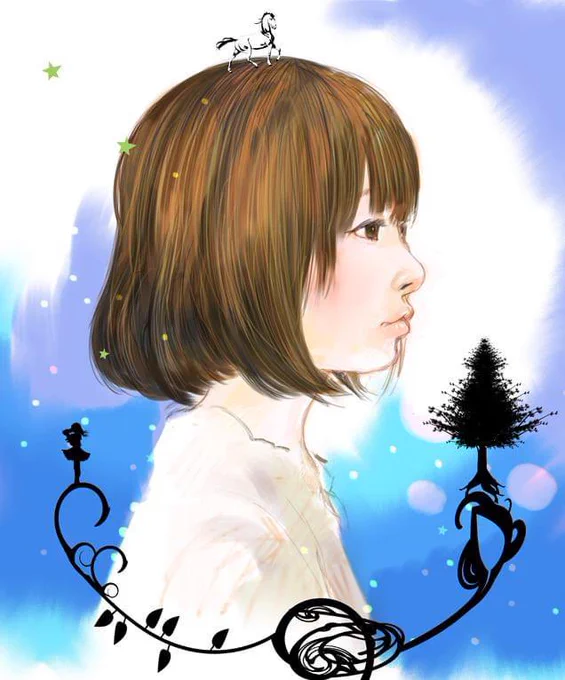 12年前に描いたYUKIさん 