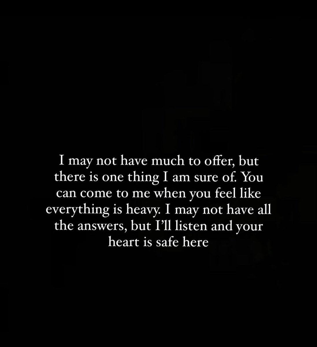 UnabashedlyAsh's tweet photo. I will always listen, my shoulder is free. ๐ซถ๐ผ
#hereforyou #JustBetweenUs #LeaveYourBurdens #IWillHelp
#aespaGiveEmWhiplash #GrandeFratello #NFFC #notebook0616 https://t.co/sDej9yrnbQ