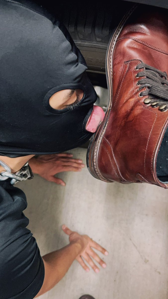 KaxState's tweet photo. This is what a slave truly needs in its inferior life—groveling, tongue cleaning my boots. It’s not about the boots needing to be cleaned, it’s about the worthless slave needing a purpose. 

#Slave
#MasterAndSlave
#SlaveTraining
#CashMaster
#Dom 
#Findom
#CashFag
#bootlicker https://t.co/8Yg7nuJhr0