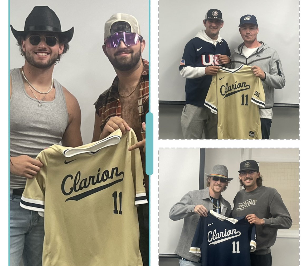 2024 Clarion University Baseball Gold vs Navy draft tonight. Game this Saturday 10/26 at Memorial Stadium Baseball Complex #GoldenEaglesFamily