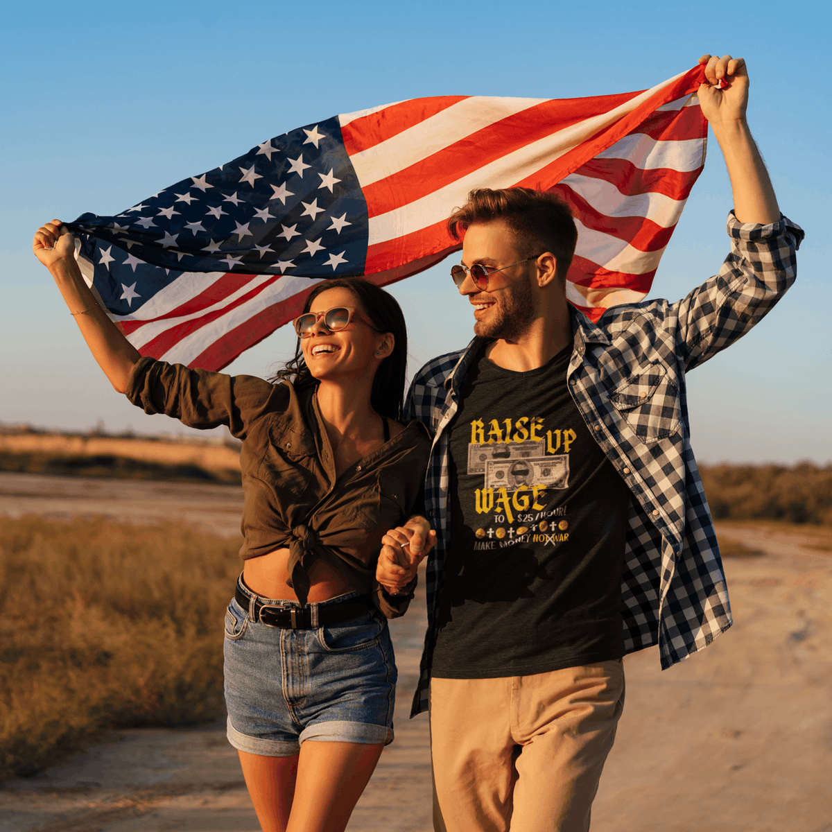 MetaTLDs's tweet photo. @KamalaHarris This T-shirt is available in TikTok: 😀https://t.co/wQ3oxGq0vx

#RaiseUpWage #ElectionTee #SupportFairWages #KamalaHarris #KamalaHarris2024 https://t.co/urGr0Pir3l