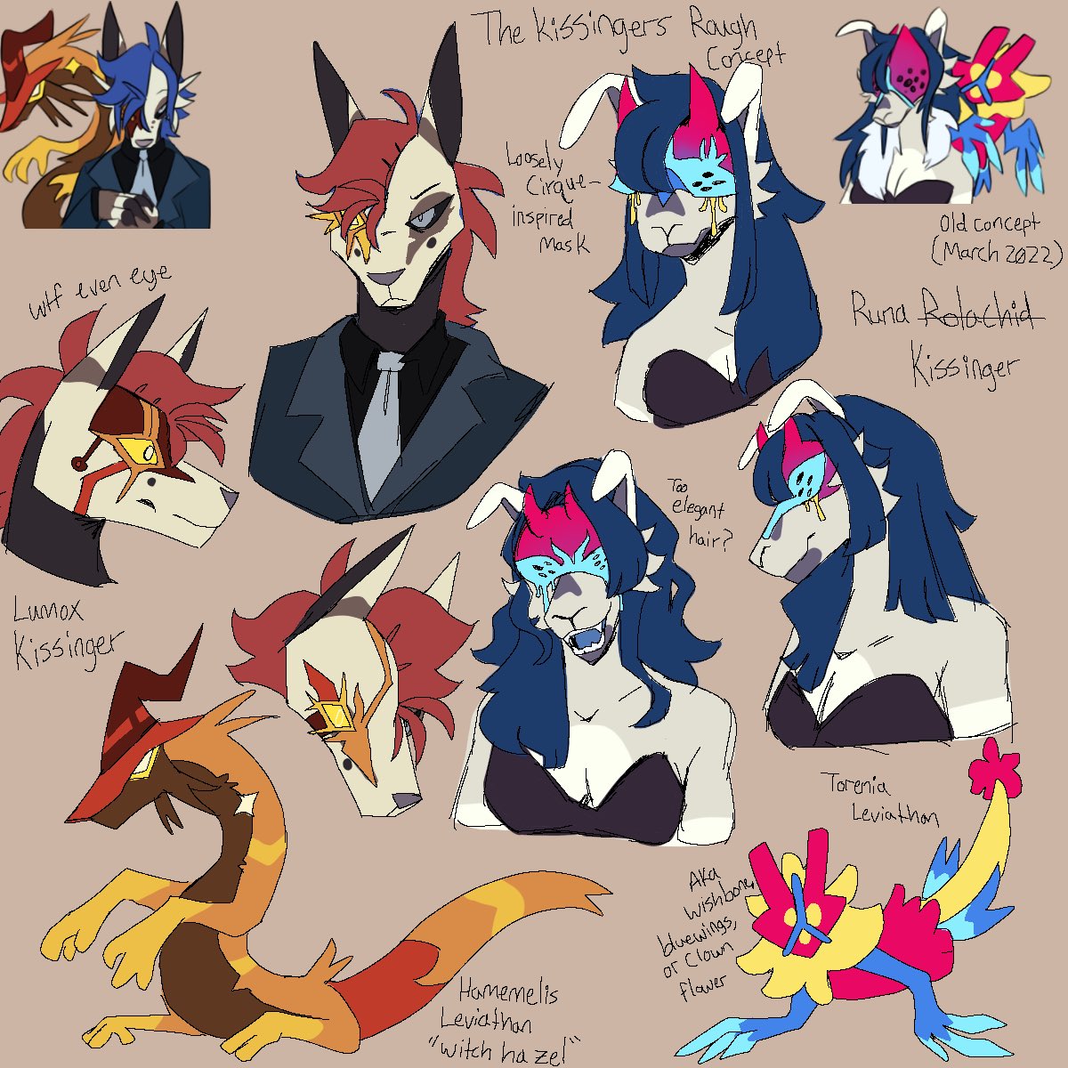 Bunch of doodles here and there + concept arts for projects, yada yada artblock and stuff