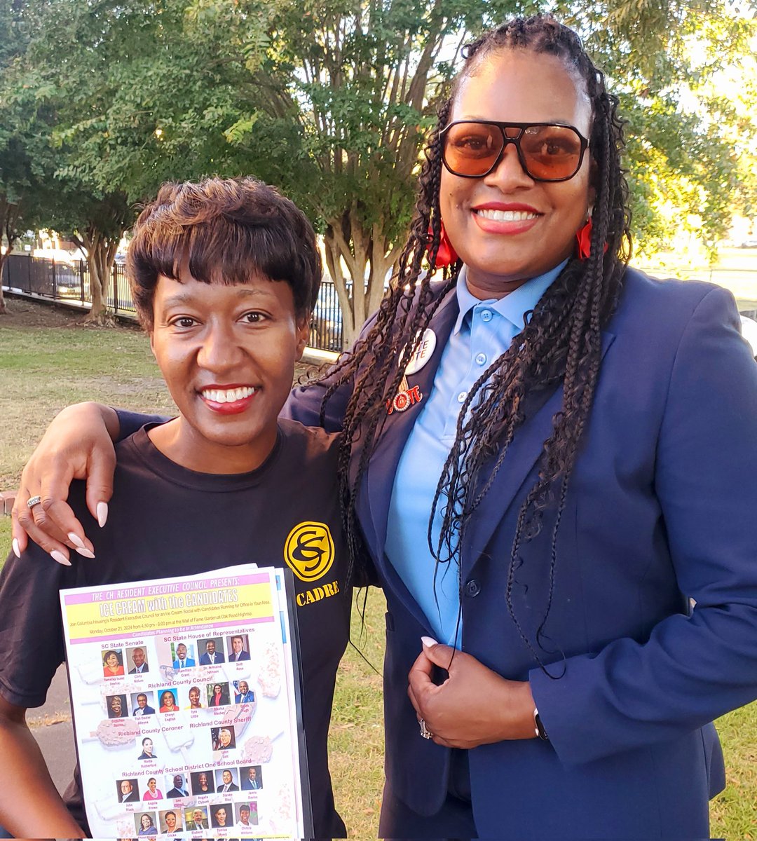 christaforcola's tweet image. #HousingAuthority 🏠 🌟 🍦 

Thanks to the Columbia Housing Authority SC and Ms. Yvonda Bean for organizing and hosting a candidate Ice Cream Social today!!
Thanks a bunch for allowing us a chance to speak some of your residents.