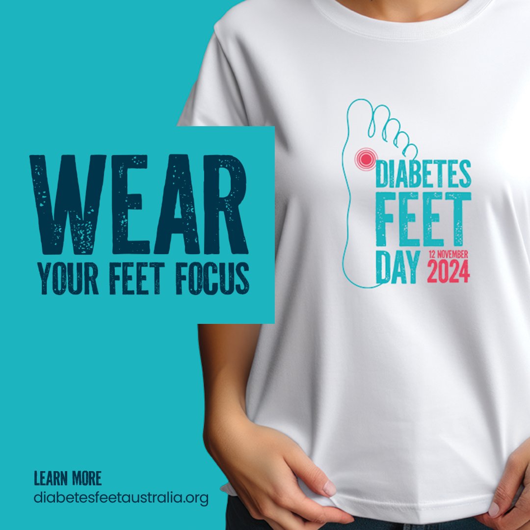 Diabetes Feet Day is fast approaching and we'd like to find out what your feet focus is. You can also show your support and purchase a Diabetes Feet Day t-shirt. Make sure to get your order in early and head to our webpage to learn more! tinyurl.com/dfd2024