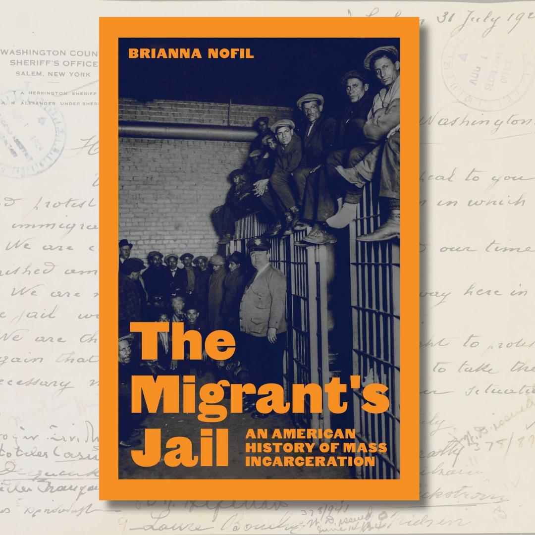 My book is out today! It's a history of mass incarceration and deportation told through the stories of migrants in American jails. I am really proud of it and would love to talk about it with students, colleagues, lawyers, activists, anyone!

amazon.com/Migrants-Jail-…