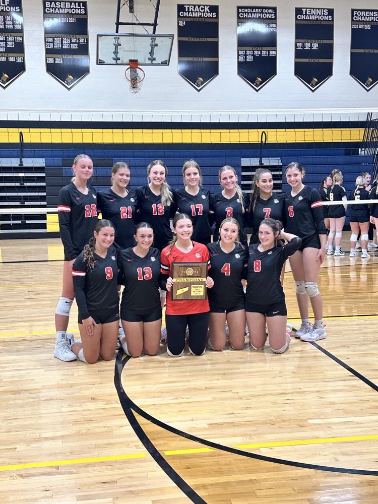 RossvilleDawgs's tweet photo. Lady Dawgs🏐🏐🏐 win match 3  in two sets to win their Regional. Go Dawgs!!! https://t.co/MhyFhZnyhy