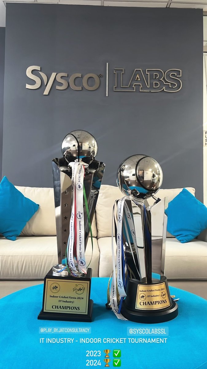 JAT - IT Industry - Indoor Cricket Fiesta 2023 ✅, 2024 ✅🏆 - Champions