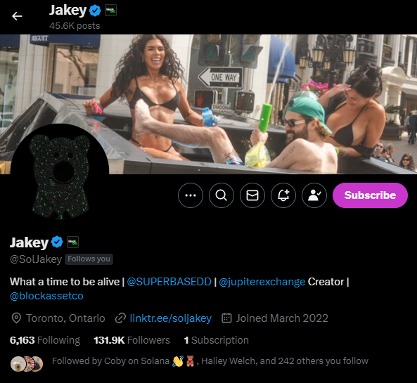 MikeyTrading's tweet photo. Ty for the follow @SolJakey I too, am a doxxed man that enjoys making content

Perhaps we are both $DOLAN holders, how exciting https://t.co/uXTf1K7mq4