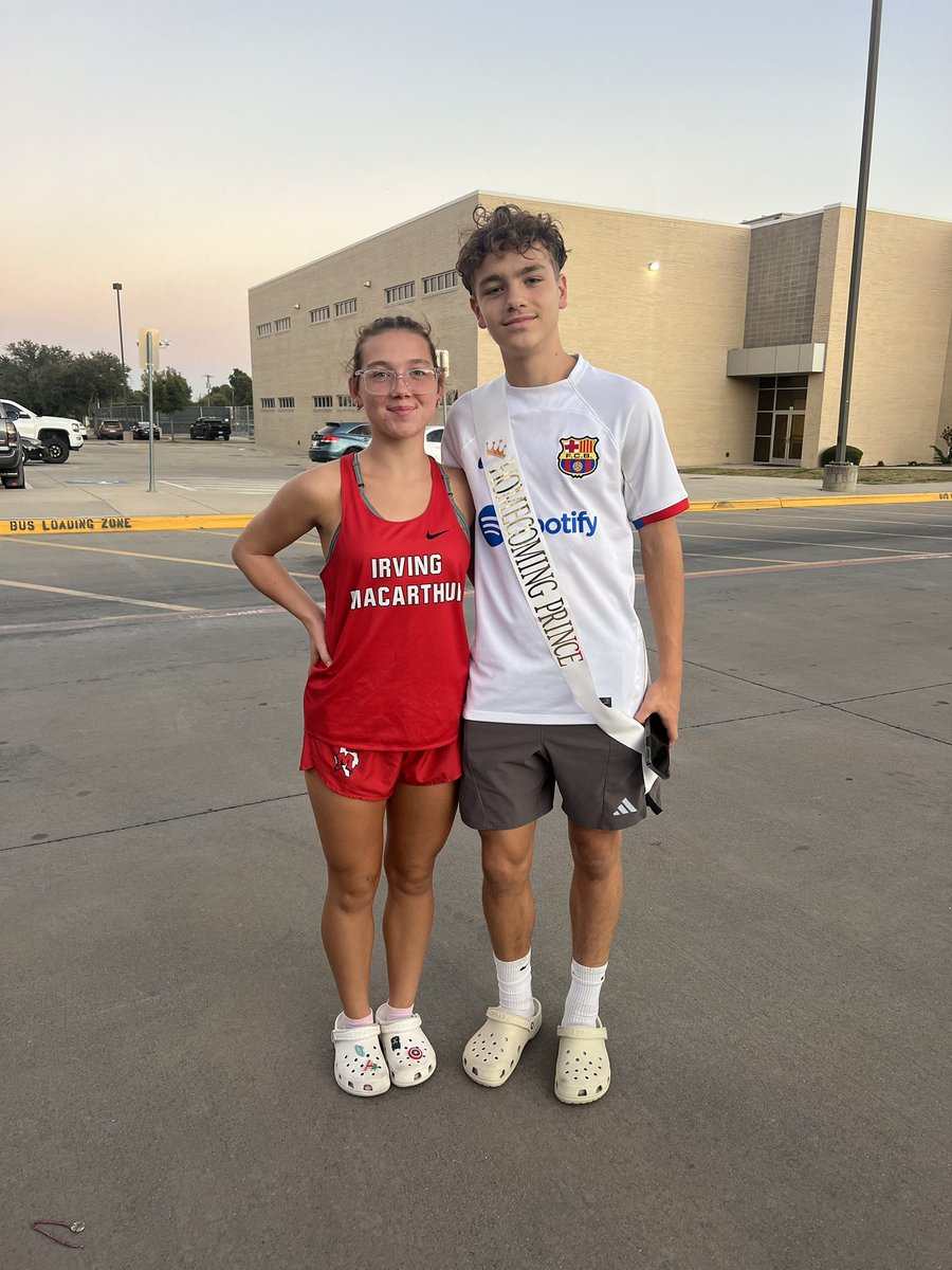 Kevin Farrar (@coachfarrar) on Twitter photo Awesome, emotional and busy day. Little brother supporting big sis at XC regionals in Lubbock and hours later big sister celebrating little brother as freshman HoCo prince! Proud of both of them. <a href="/IISDAthletics/">Irving ISD Athletics</a> <a href="/IrvingISD/">Irving ISD</a> <a href="/MacArthurCards/">MacArthur HS</a> Awesome, emotional and busy day. Little brother supporting big sis at XC regionals in Lubbock and hours later big sister celebrating little brother as freshman HoCo prince! Proud of both of them. <a href="/IISDAthletics/">Irving ISD Athletics</a> <a href="/IrvingISD/">Irving ISD</a> <a href="/MacArthurCards/">MacArthur HS</a>