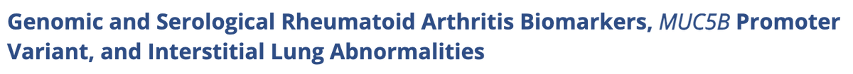John Kim (@jskim8223) on Twitter photo Our <a href="/AnnalsATS/">Annals of the ATS</a> paper is in press examining rheumatoid arthritis risk factors with ILA in MESA & COPDGene. atsjournals.org/doi/metrics/10… Our <a href="/AnnalsATS/">Annals of the ATS</a> paper is in press examining rheumatoid arthritis risk factors with ILA in MESA & COPDGene. atsjournals.org/doi/metrics/10…