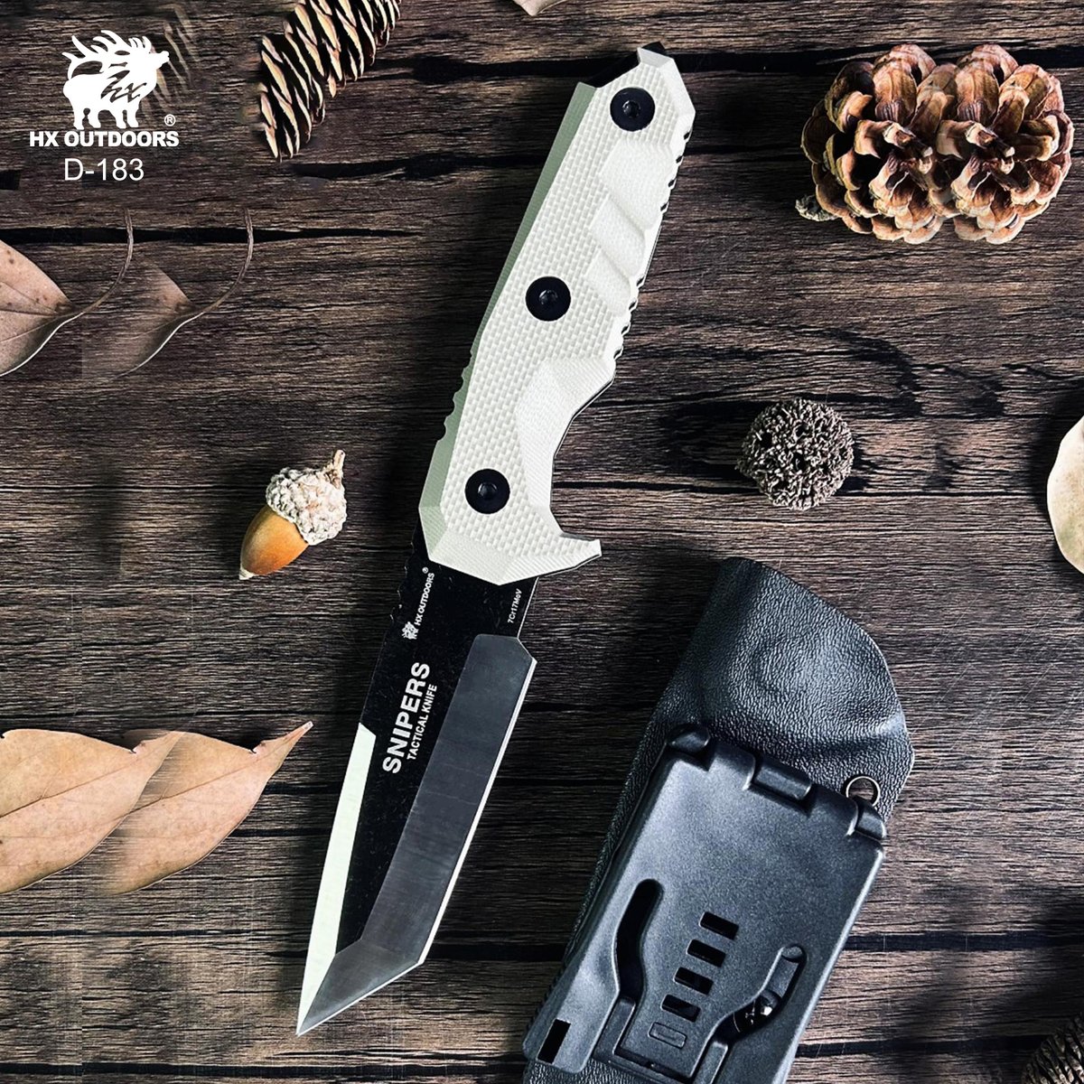 HX_OUTDOORS's tweet photo. Full tang construction, comfortable G10 handle. SNIPERS is built to last, perform in any condition.😎
https://t.co/tqwhQcQfMr
#hxoutdoors #fixedblade #survivalgear #edc #everydaycarry #bushcraft #campinglife #d183 https://t.co/CD8GQAy2gT