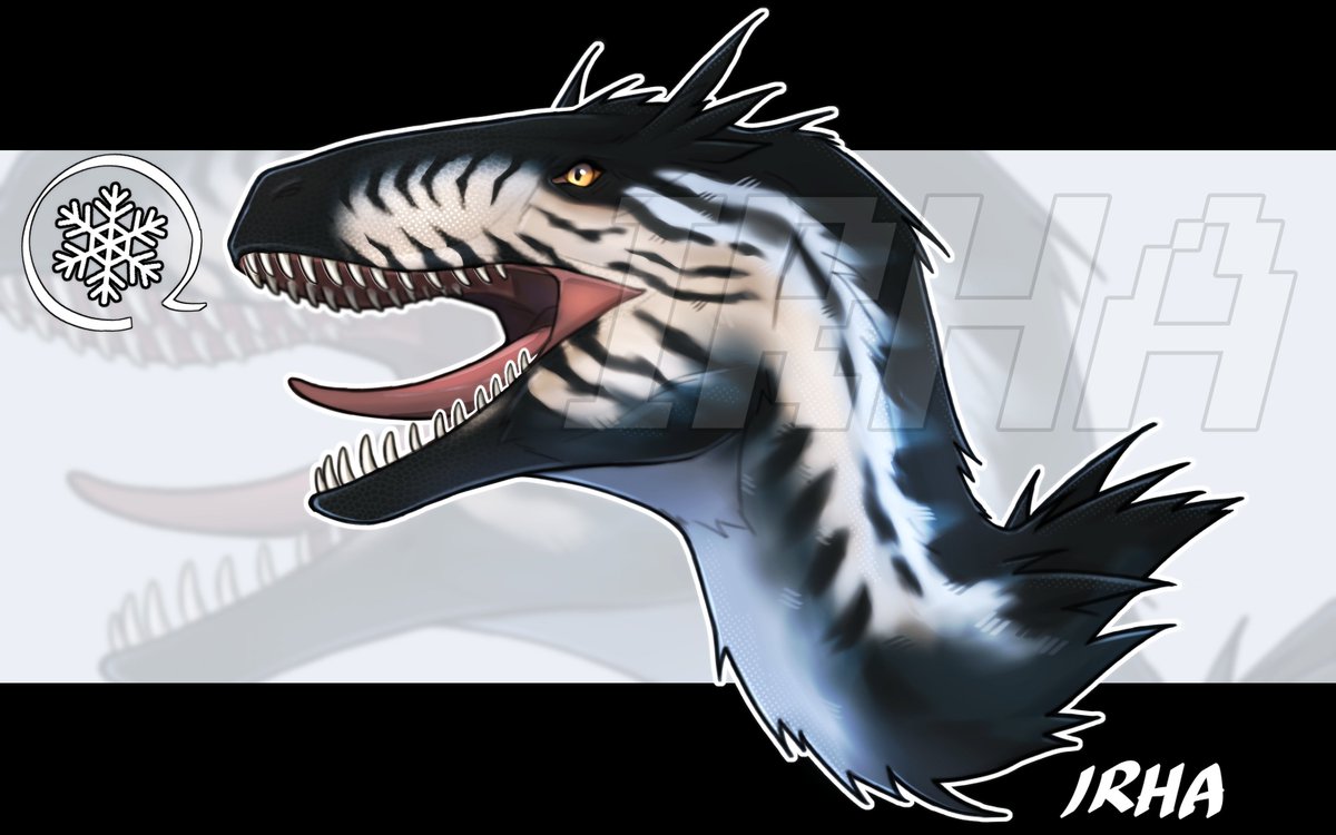 r3ychii's tweet image. another utah done!!❄️

#utahraptor #pathoftitans #dinosaur #art