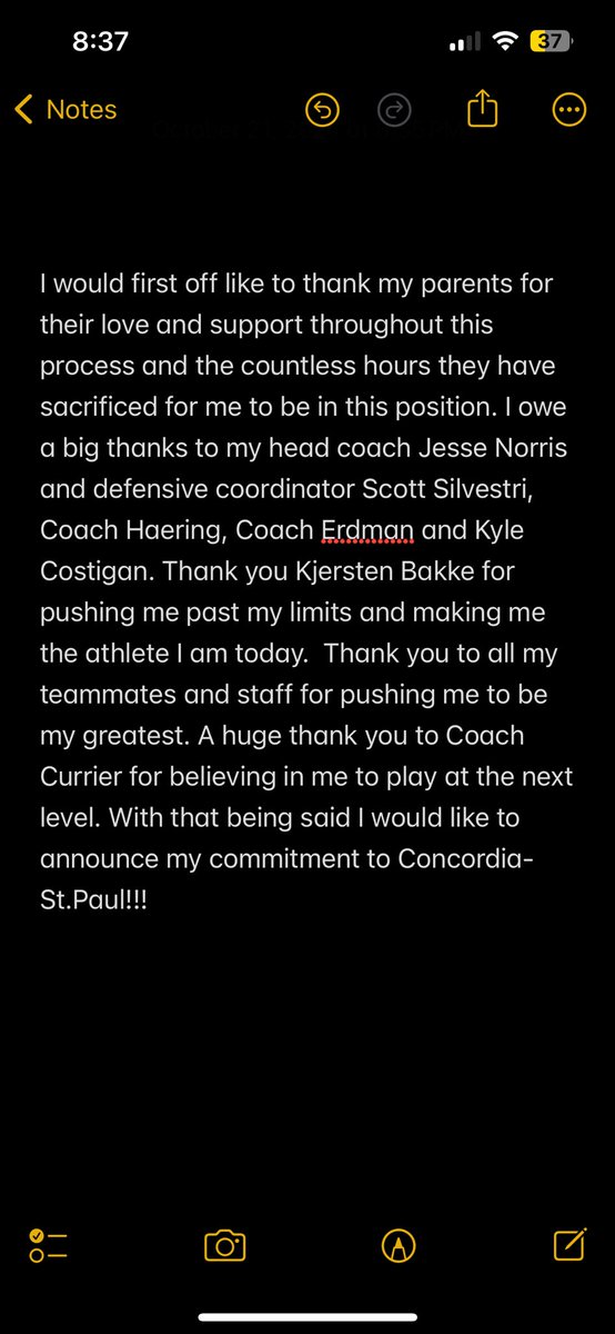 jacksonkitz50's tweet image. COMMITTED!!🔵🟡
@Crusaders_FB @CoachNorris20 @badgers45 @MJ_NFLDraft @PrepRedzoneWI