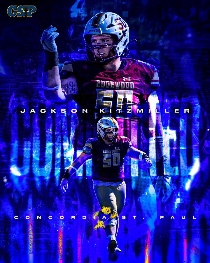 jacksonkitz50's tweet image. COMMITTED!!🔵🟡
@Crusaders_FB @CoachNorris20 @badgers45 @MJ_NFLDraft @PrepRedzoneWI