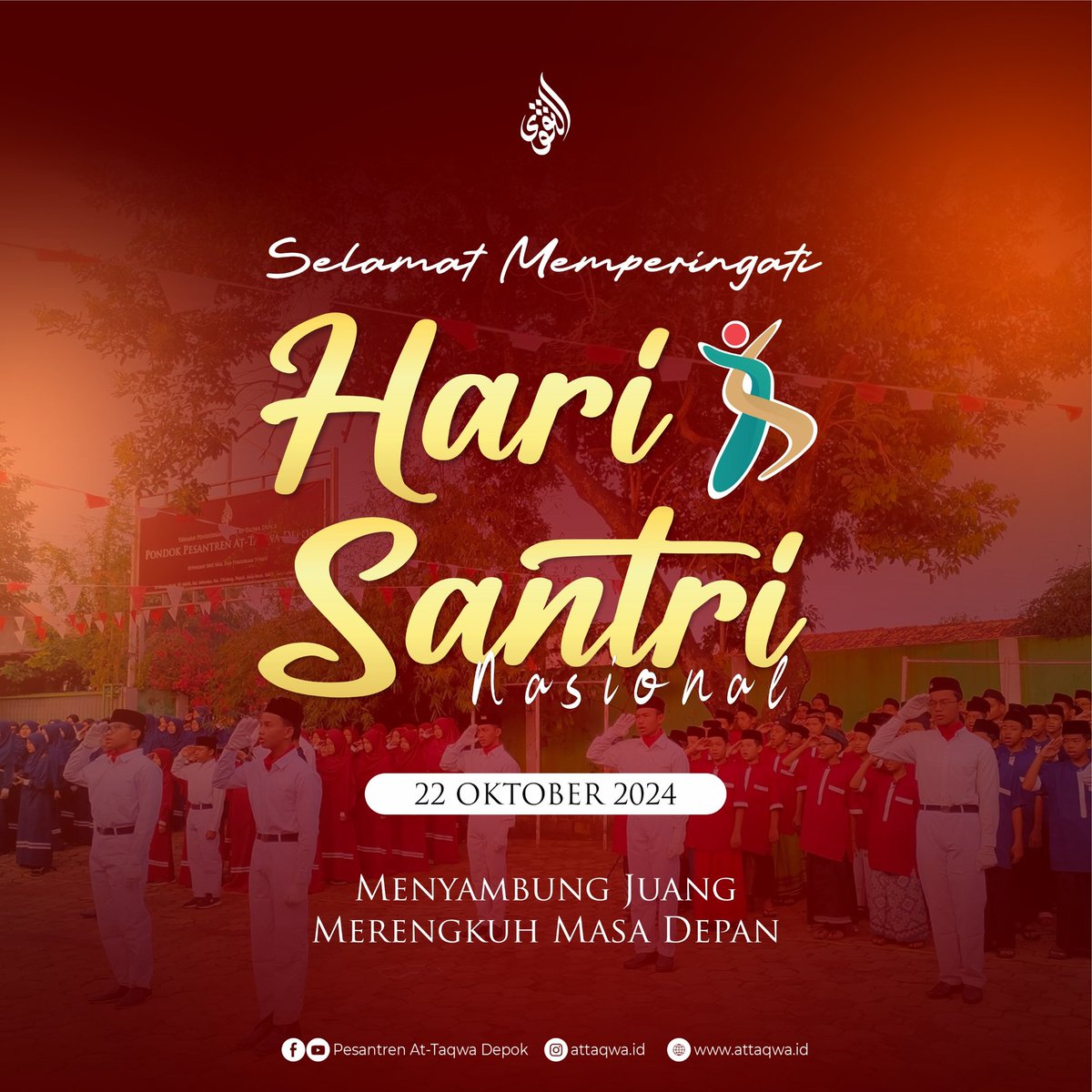attaqwaid's tweet photo. Hari Santri Nasional

22 Oktober 2024

#santri #attaqwa #depok https://t.co/5lqv9jbDT4