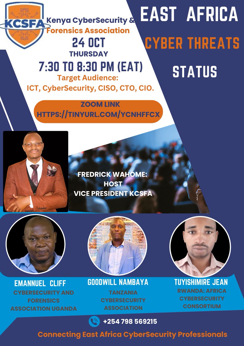 Kenya CyberSecurity & Forensics Association: KCSFA tweet media