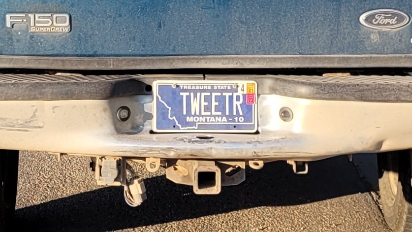 JasonStiff's tweet photo. I'm still on Twitter to send out weather information and a few smiles & laughs. I'm not a fan of the new owner. It's an exhausting, fake site & I'm not sure how much longer I'll be a #Montana "TWEETR".
#Twitter #tweet #tweets #TWEETR #elon #musk #elonmusk @elonmusk #licenseplate https://t.co/coYb6EVDZD