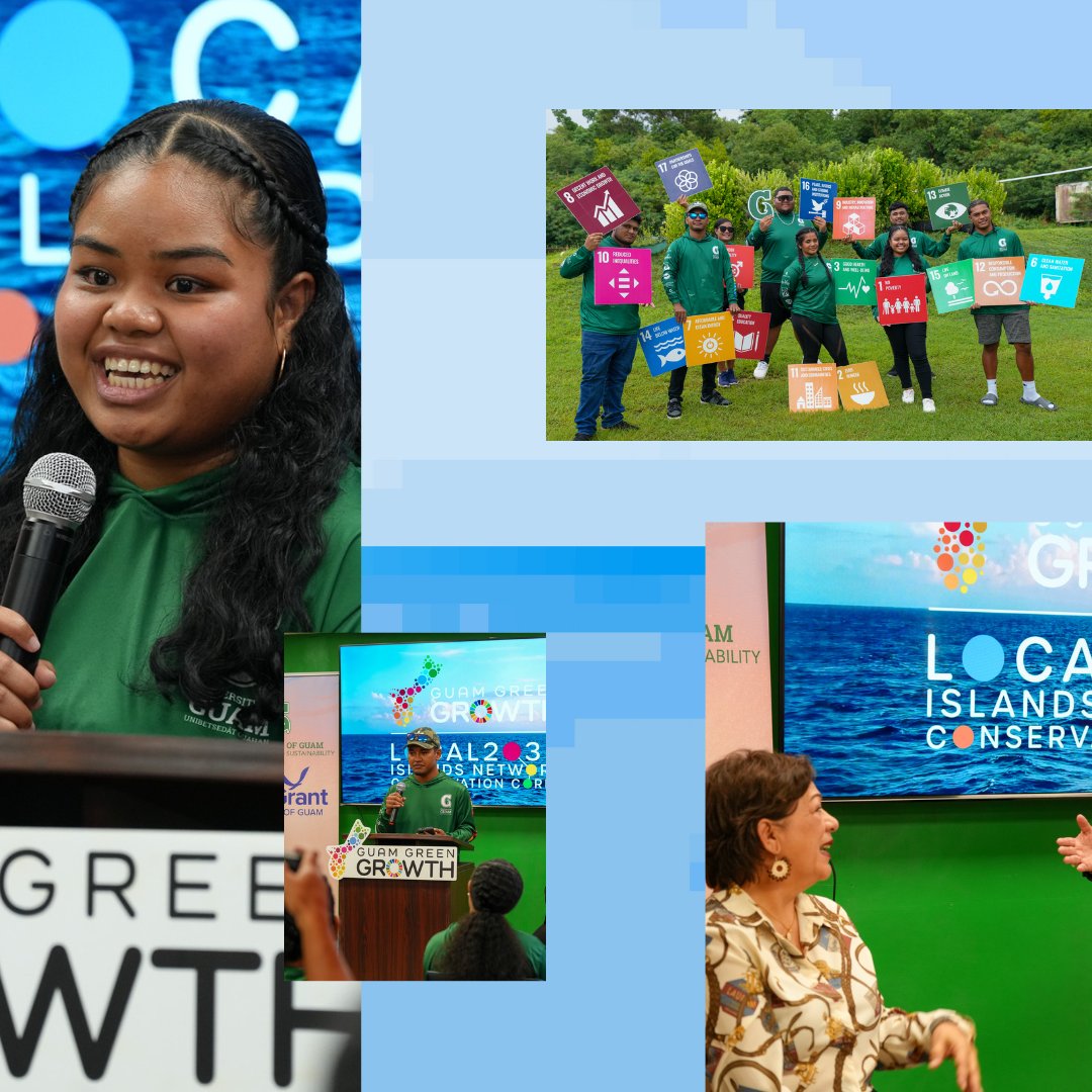 The Guam Green Growth Local2030 Islands Network Conservation Corps (GLINCC) kicked off its second season! This program, composed of talented UOG students, is dedicated to environmental stewardship and sustainable development. ♻️ #GLINCC #UOG #GreenGrowth