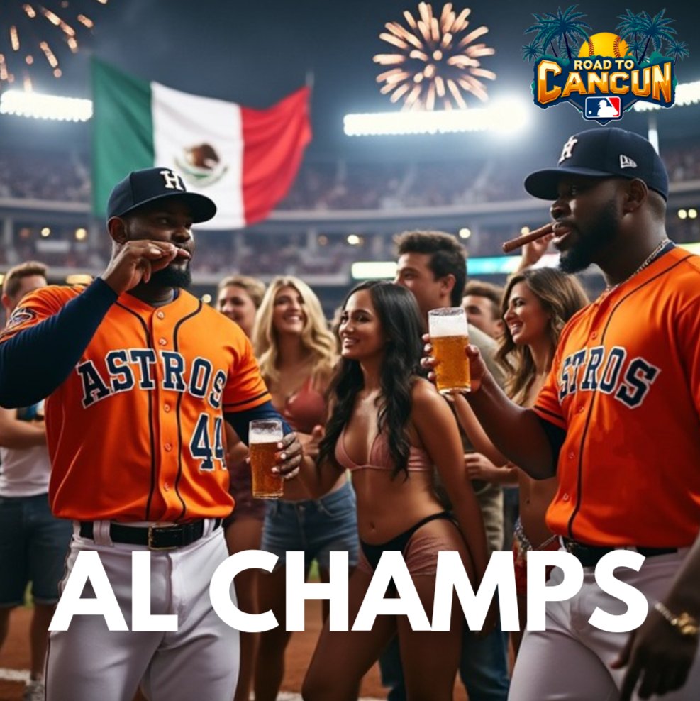 Congrats to the Houston Astros #ROAD2CANCUN