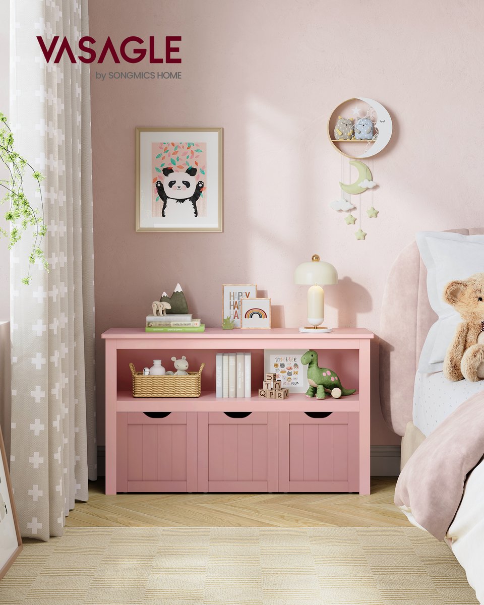 SONGMICSHOME's tweet photo. 🌟 Dive into a world of whimsy and wonder with the VASAGLE Bookcase! 📚✨ Let your little ones' imaginations run wild as they explore the magic of reading and play. 🌈✨

🔗 Tap here to add a sprinkle of enchantment to your space: https://t.co/0WTbLpgZrb

💬 Which storybook characters would feel right at home on these shelves? Share your thoughts below! 📖✨ #Storytime #KidsDecor #AmazonFinds 🏡✨