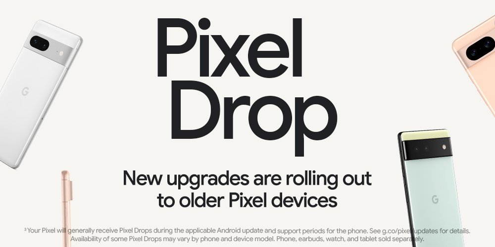 liderAndroide's tweet photo. #TeamPixel, es hora de nuevas funciones y actualizaciones.

*Vea pronósticos más precisos en la aplicación #pixelWeather

*Sube o baja el volumen del sonido con Audio Magic Eraser.

*Utilice su cámara para medir en la aplicación #Termómetro2

Tu Pixel mejora cada vez más https://t.co/3F3F4UmSTD