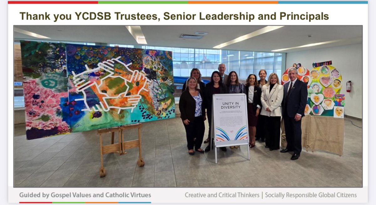 Culture Days - Unity in diversity mural 
 #HappeningNow #SEACmeeting <a href="/City_of_Vaughan/">City of Vaughan</a>#artsconnected #panthersproud @StElizabeth2013 @SSD_YCDSB <a href="/StE_SpecialEd/">StE’s StudentServices</a> <a href="/WigstonJennifer/">Jennifer Wigston 🙏🏼 📿 🛐 🇺🇦</a> <a href="/StElizabethRAP/">StElizabethRAP</a> <a href="/YCDSB/">York Catholic District School Board</a>