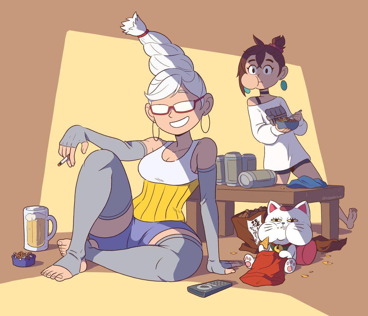 tv time 👻👽 #dandadan #ダンダダン