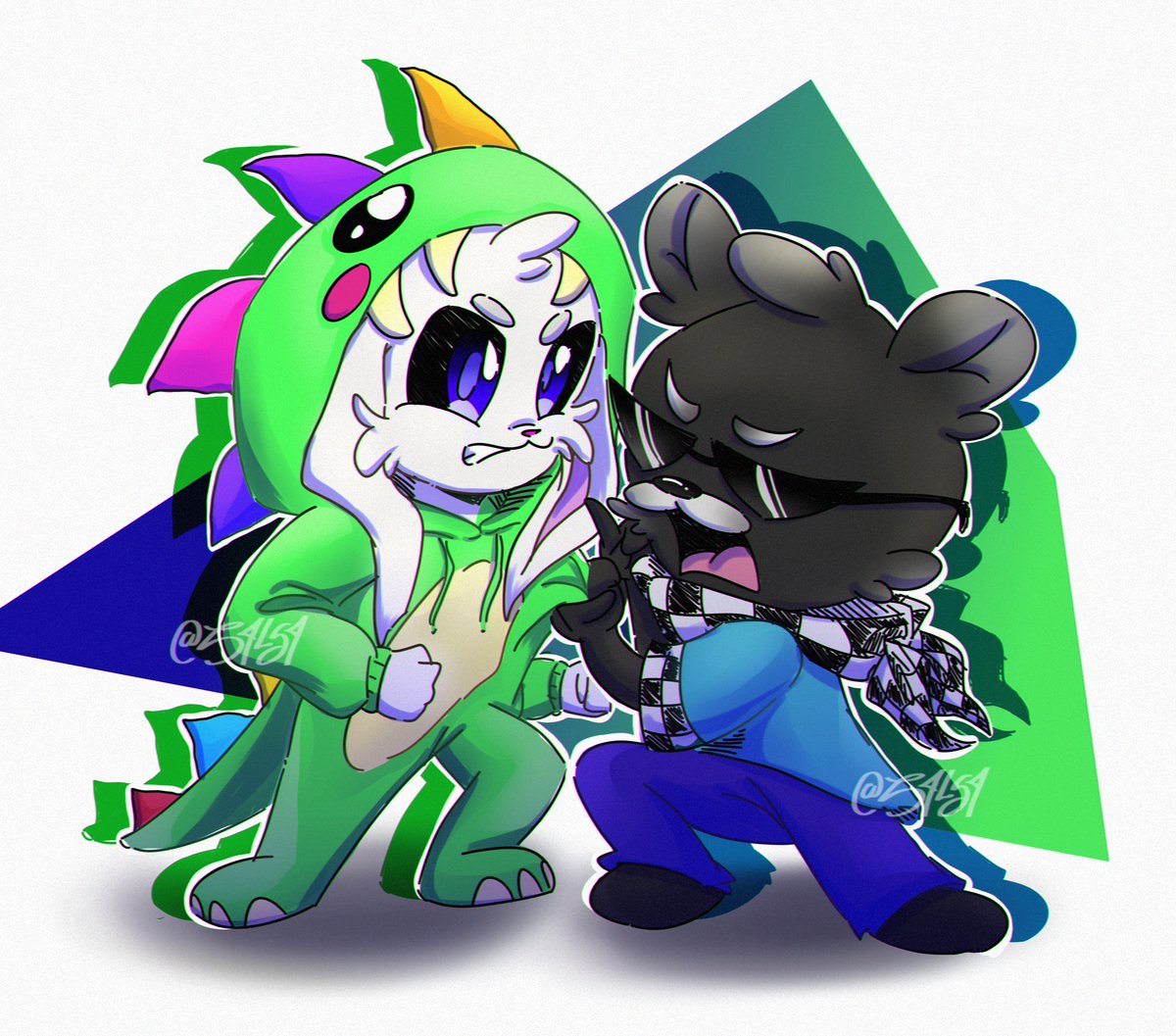 Vs4l_s4's tweet image. #spreenter 🕶️🦖
me encanta su dinamica ✨ (familia disfuncional)
#conterfanart #spreenfanart