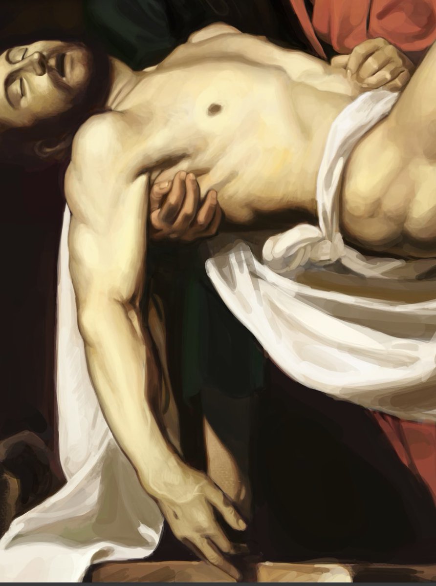 PJIMP_P's tweet image. Caravaggio degital painting study🎨