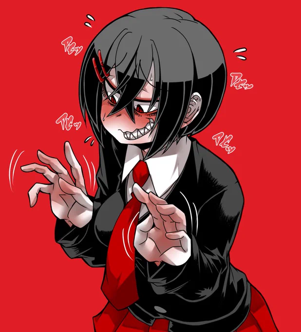 細かい設定を何も考えず、ただ漠然と困り顔の女の子を描いてる時間が幸せ。 