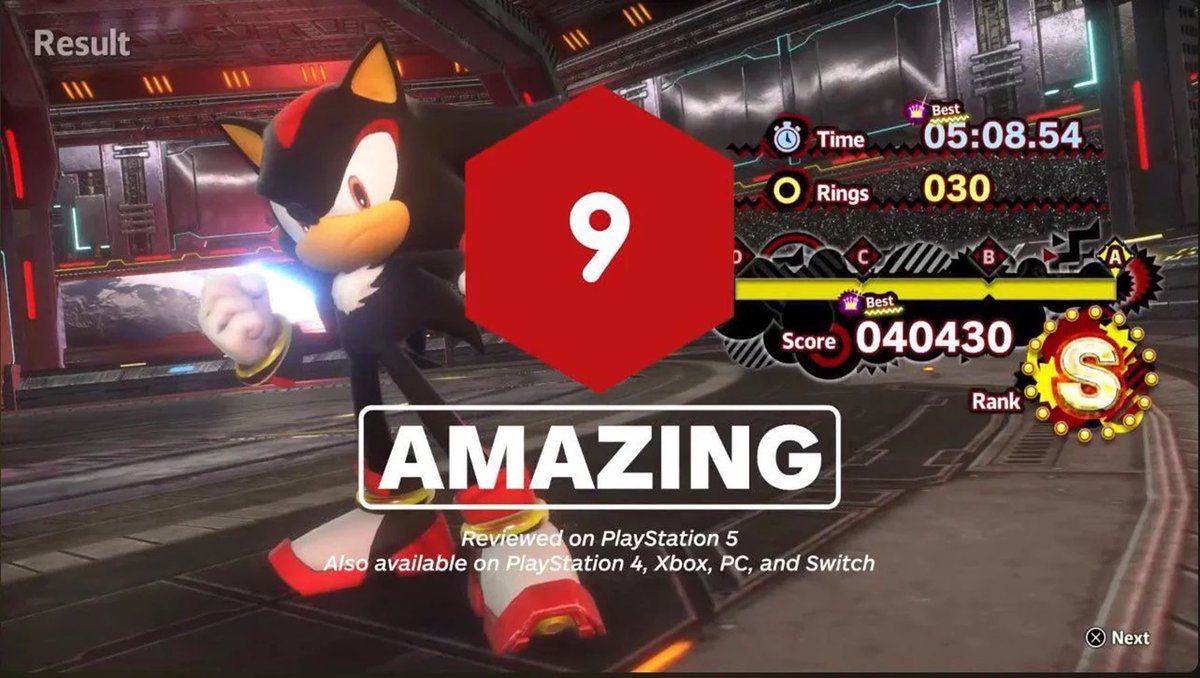 RicFromSSS's tweet photo. It’s really surreal living in a world where Sonic is generally well received by the media now https://t.co/gAixp6fh2D