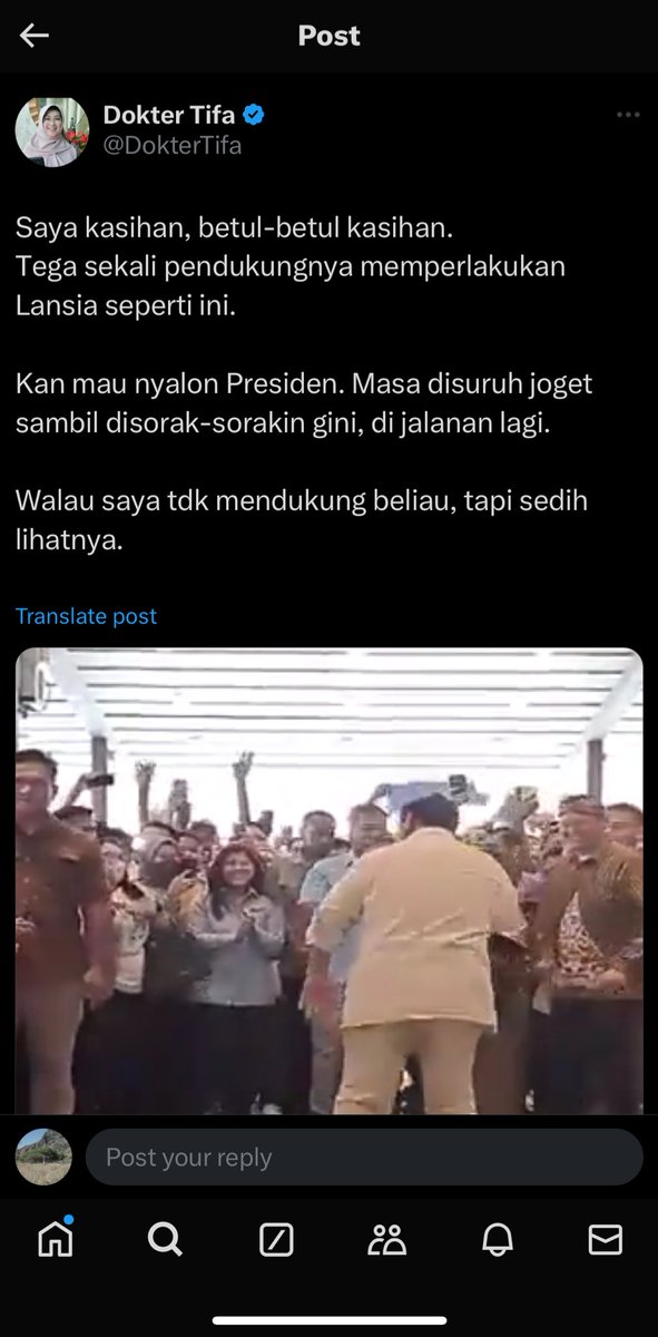 BayuS94's tweet photo. @DokterTifa @prabowo Munafik!!! https://t.co/CsYRlDOInp