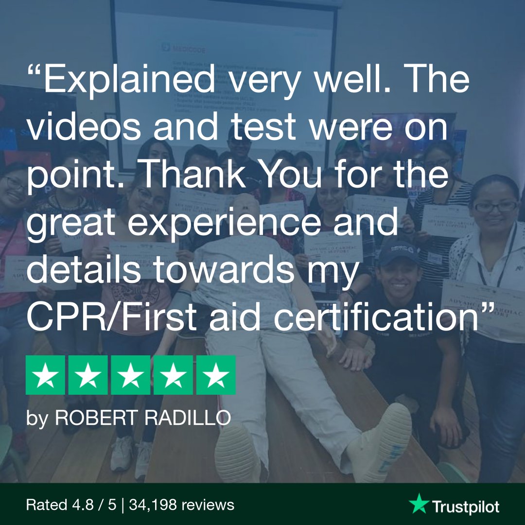 We’re thrilled to share Robert Radillo’s feedback!

 He appreciated the detailed explanations and smooth process throughout.

Want to earn your certification? Visit SaveaLife.com today!

#CPR #FirstAid #SaveaLife #NHCPS #OnlineCourse #LifeSavers #CustomerFeedback  #BLS
