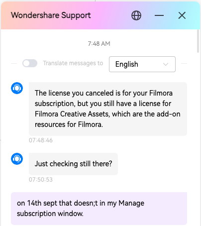 KokilaAlu's tweet photo. @Filmora_Editor  @Wondershare 

Thank you for secretly subscribing me to your hidden assets subscription for making money. Hope you enjoyed the scammed money.

#VideoEditing  #wondershareScam #Subscription https://t.co/WCCVn2JtQx