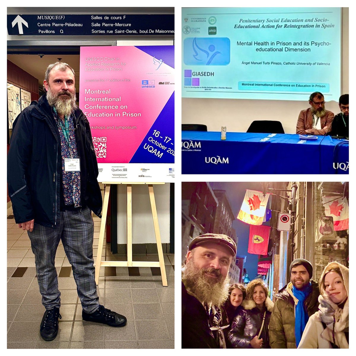 Lujo ser parte del <a href="/GIASEDH/">GIASEDH</a> participando en #Montreal (Canadá)  en International Conference of Prison Education de la <a href="/UQAM/">UQAM | Université du Québec à Montréal</a> “Mental health in Prision and drug abuse” <a href="/UNESCO/">UNESCO 🏛️ #Education #Sciences #Culture 🇺🇳</a> <a href="/UCV_svm/">Universidad Católica de Valencia</a> <a href="/UGRdivulga/">UGRdivulga</a> #SaludMental #drogasyprision #mujeresydrogas